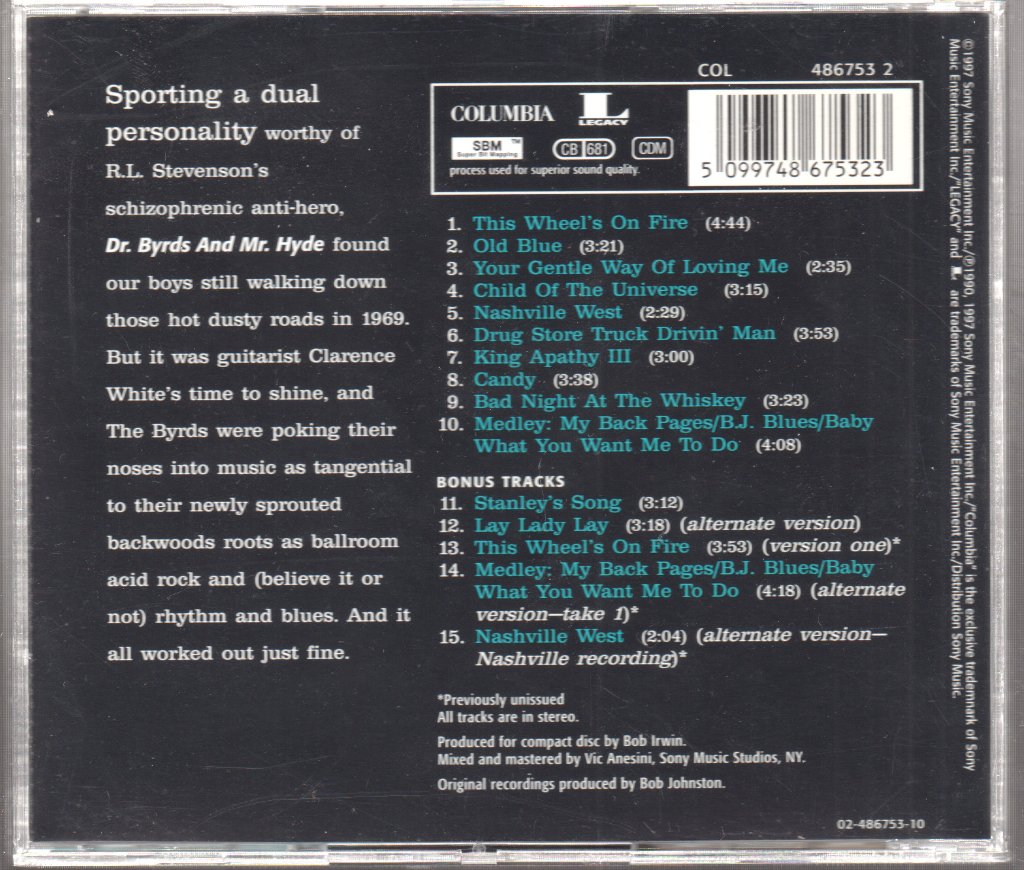 Byrds - Dr. Byrds & Mr. Hyde - Cd