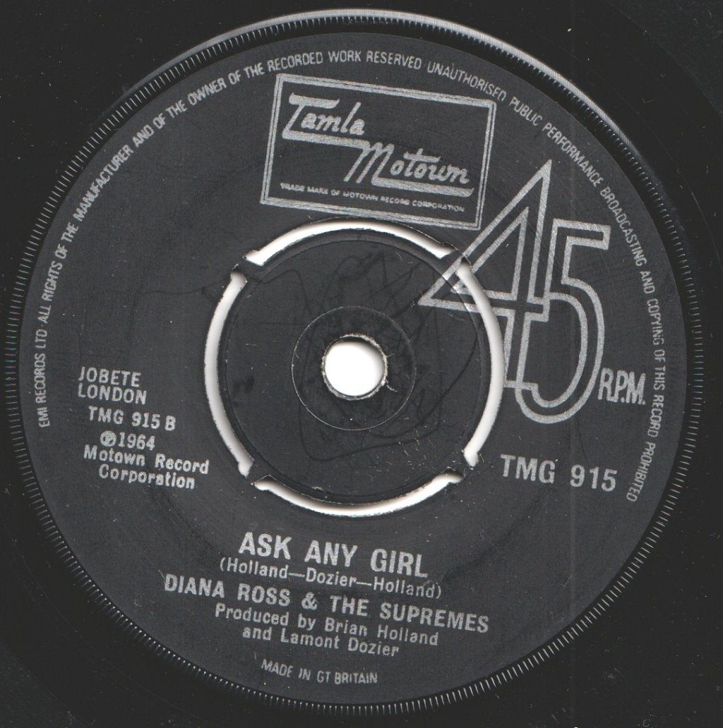 Diana Ross And The Supremes - Baby Love - 7 Inch