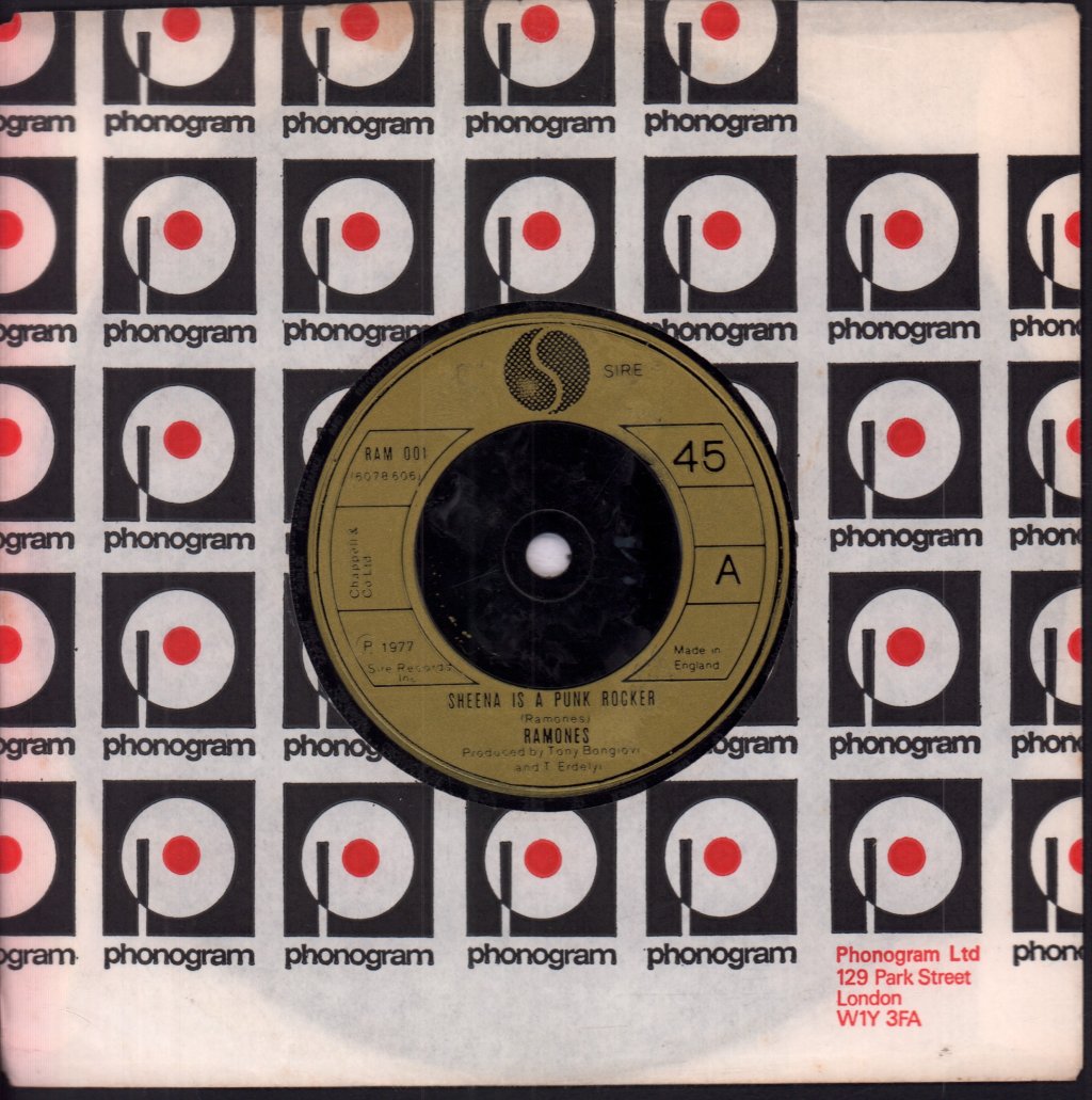 Ramones - Sheena Is A Punk Rocker - 7 Inch