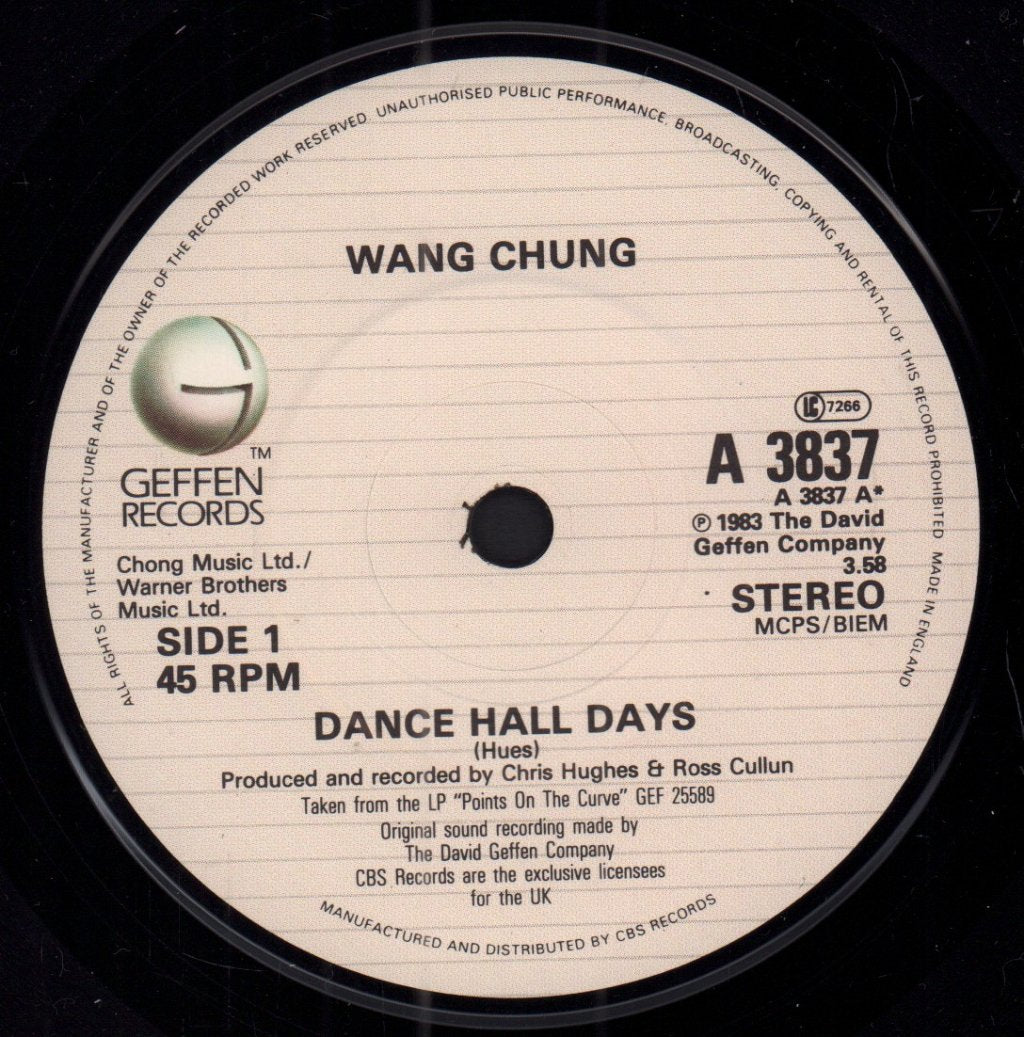 Wang Chung - Dance Hall Days - 7 Inch