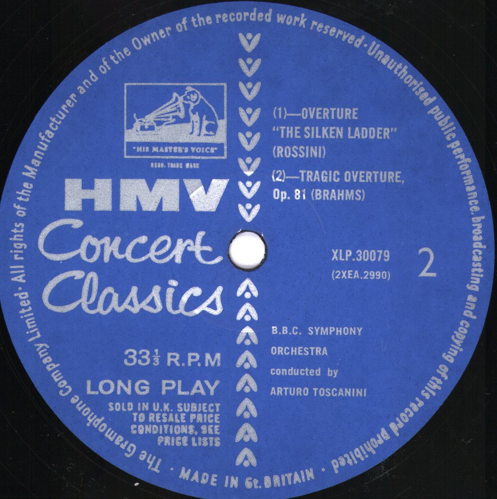 Arturo Toscanini / BBC Symphony Orchestra - Overtures - Lp