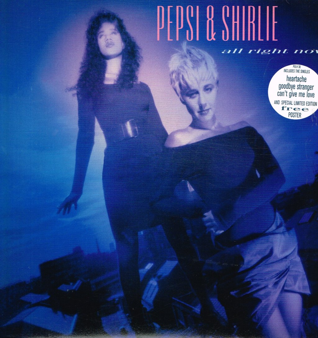 Pepsi And Shirlie - All Right Now - Lp