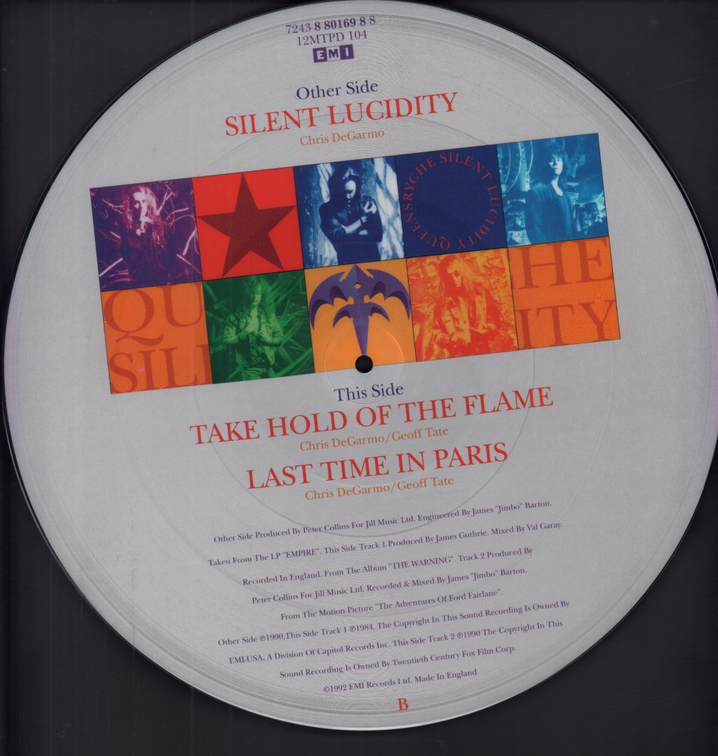 Queensryche - Silent Lucidity - 12 Inch
