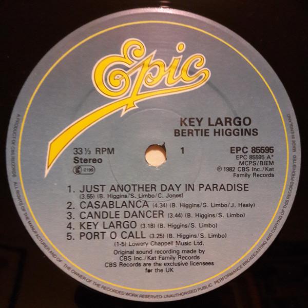 Bertie Higgins - Key Largo - Lp