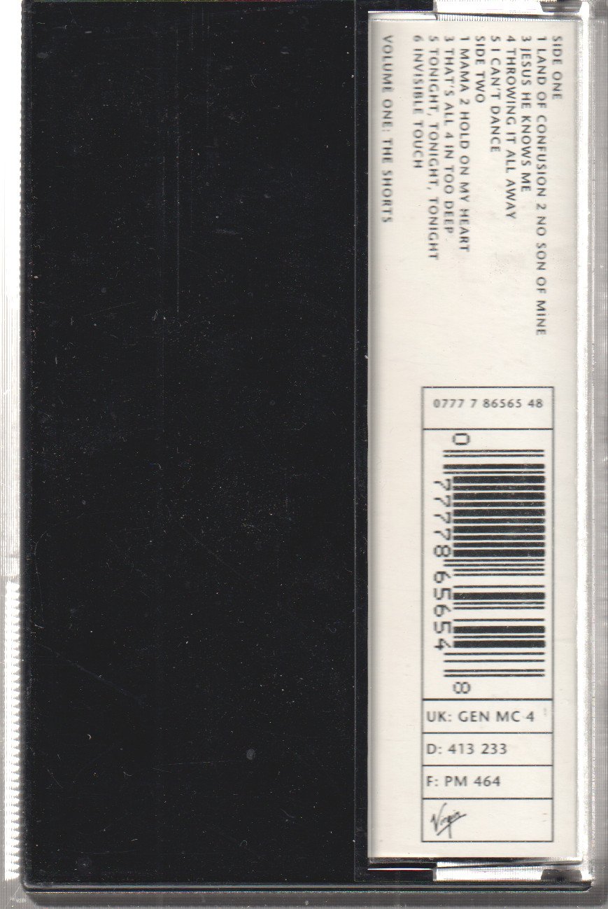 Genesis - Live / The Way We Walk (Volume One: The Shorts) - Cassette