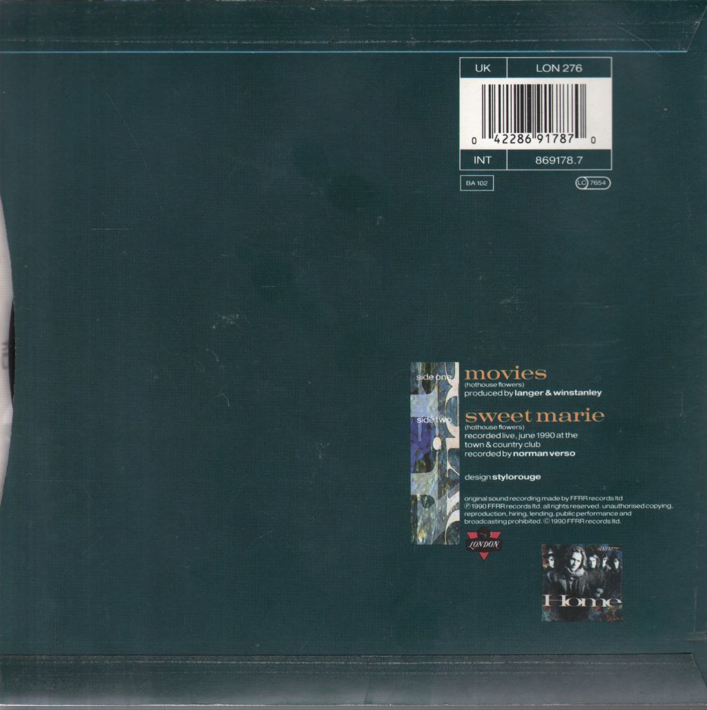 Hothouse Flowers - Movies - 7 Inch