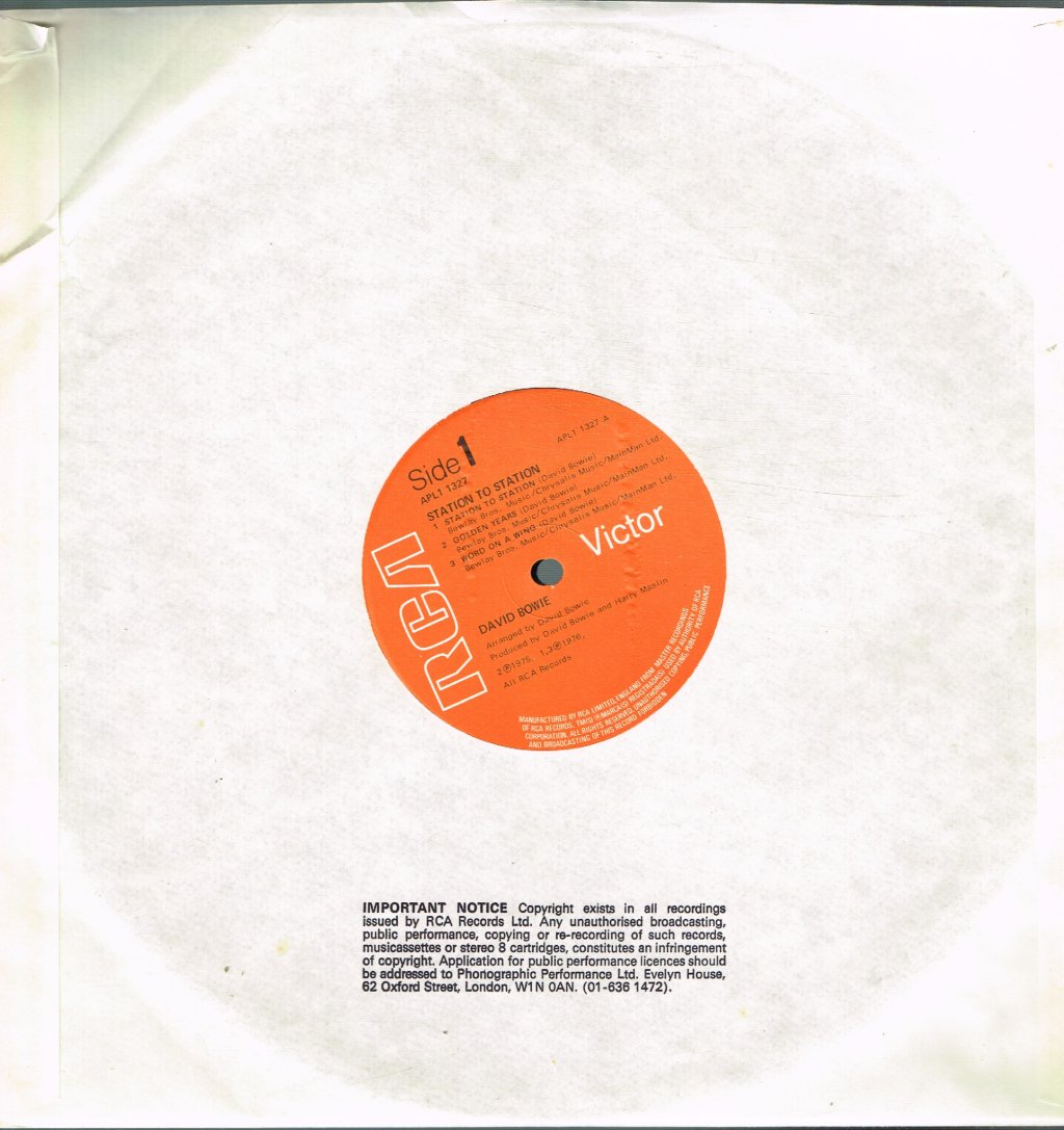David Bowie - Station To Station - Lp