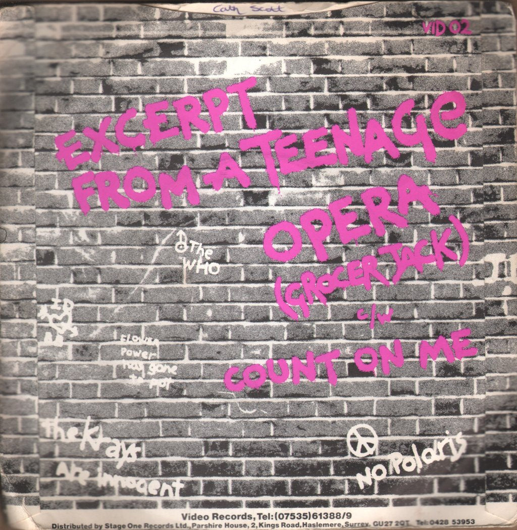 Keith West - Excerpt From A Teenage Opera (Grocer Jack) - 7 Inch