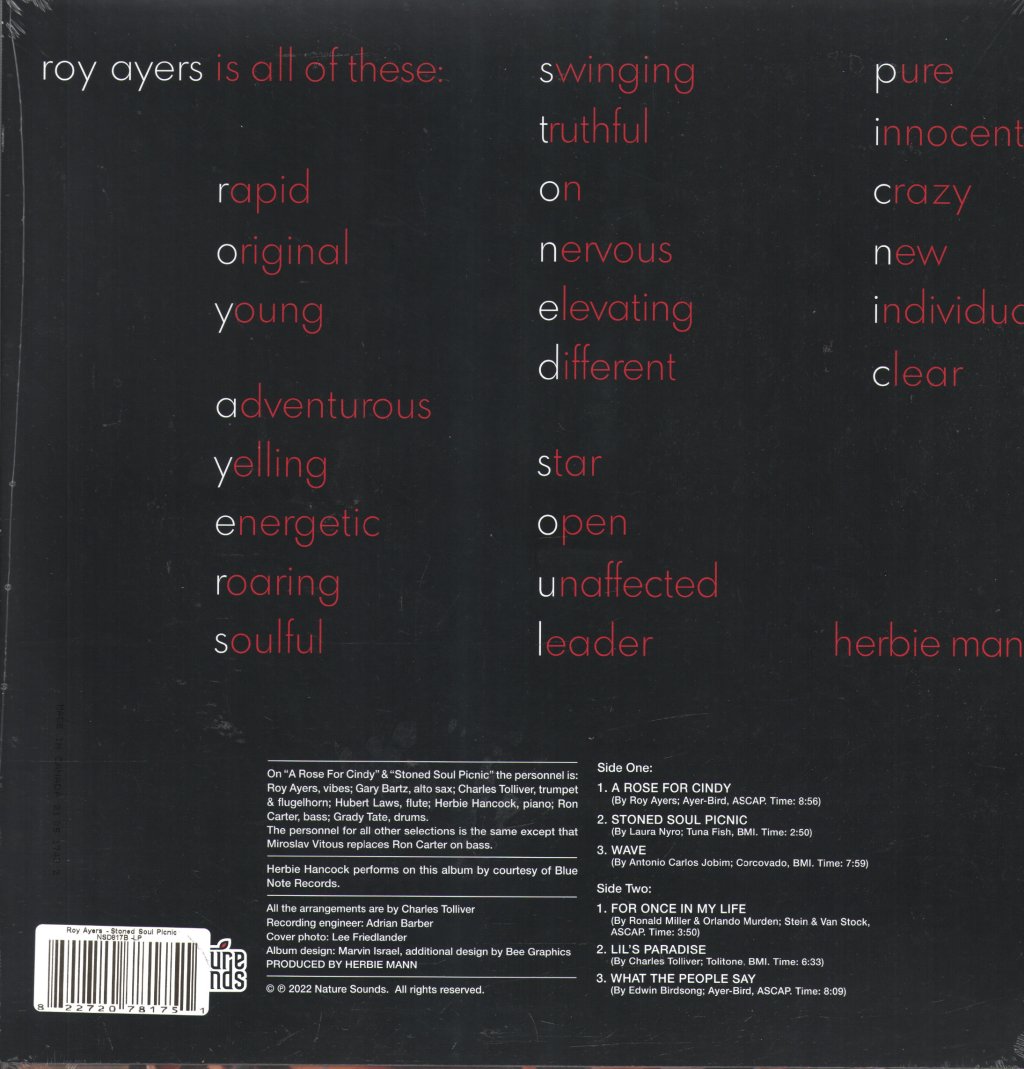 Roy Ayers - Stoned Soul Picnic - Lp