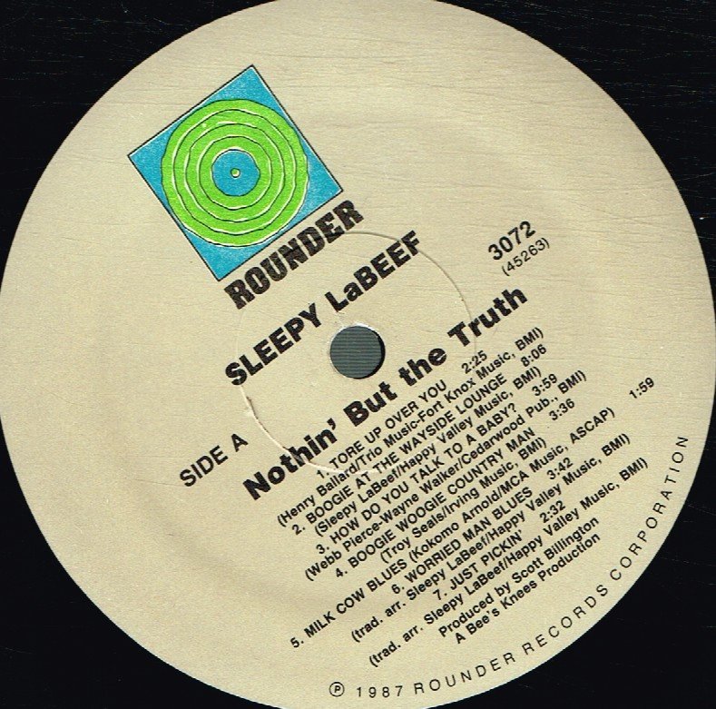 Sleepy La Beef - Nothin' But The Truth - Lp