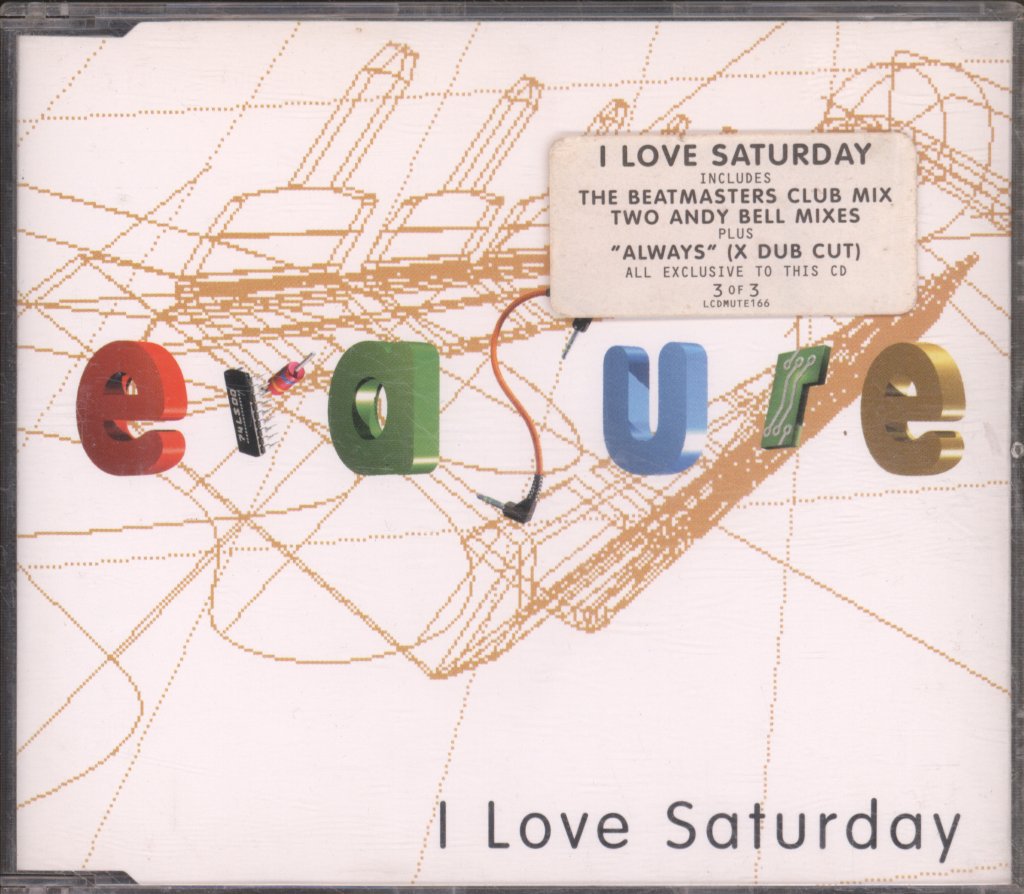 Erasure - I Love Saturday (Remixes) - Cd