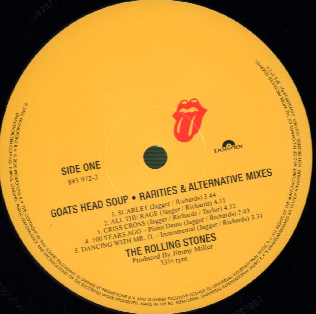Rolling Stones - Goats Head Soup - Double Lp