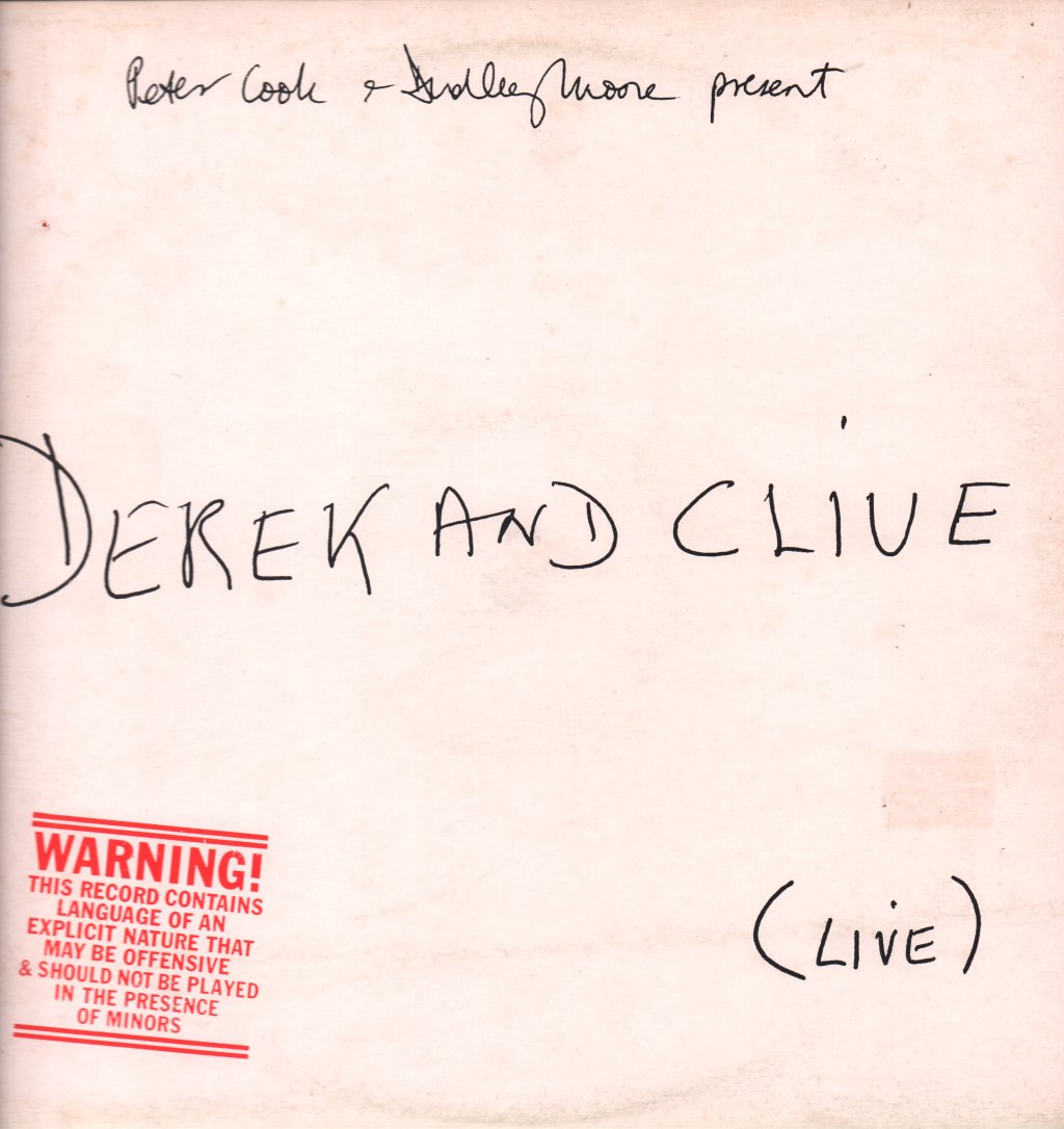 Peter Cook And Dudley Moore - Derek And Clive Live - Lp