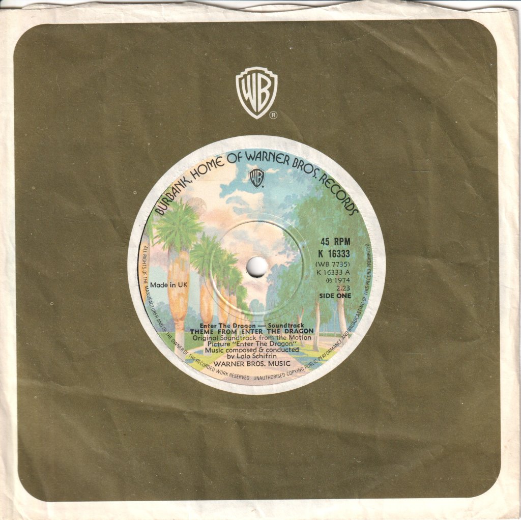 Lalo Schifrin - Theme From Enter The Dragon - 7 Inch