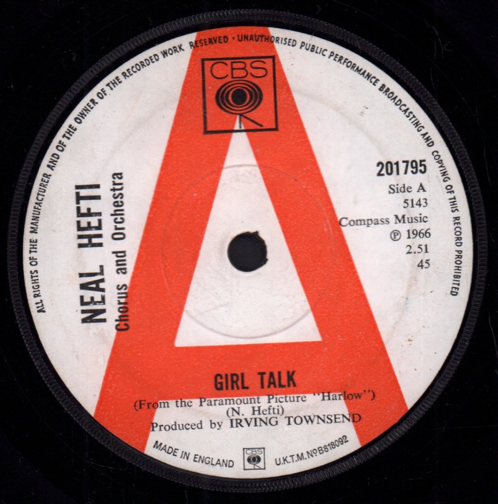 Neal Hefti - Girl Talk - 7 Inch