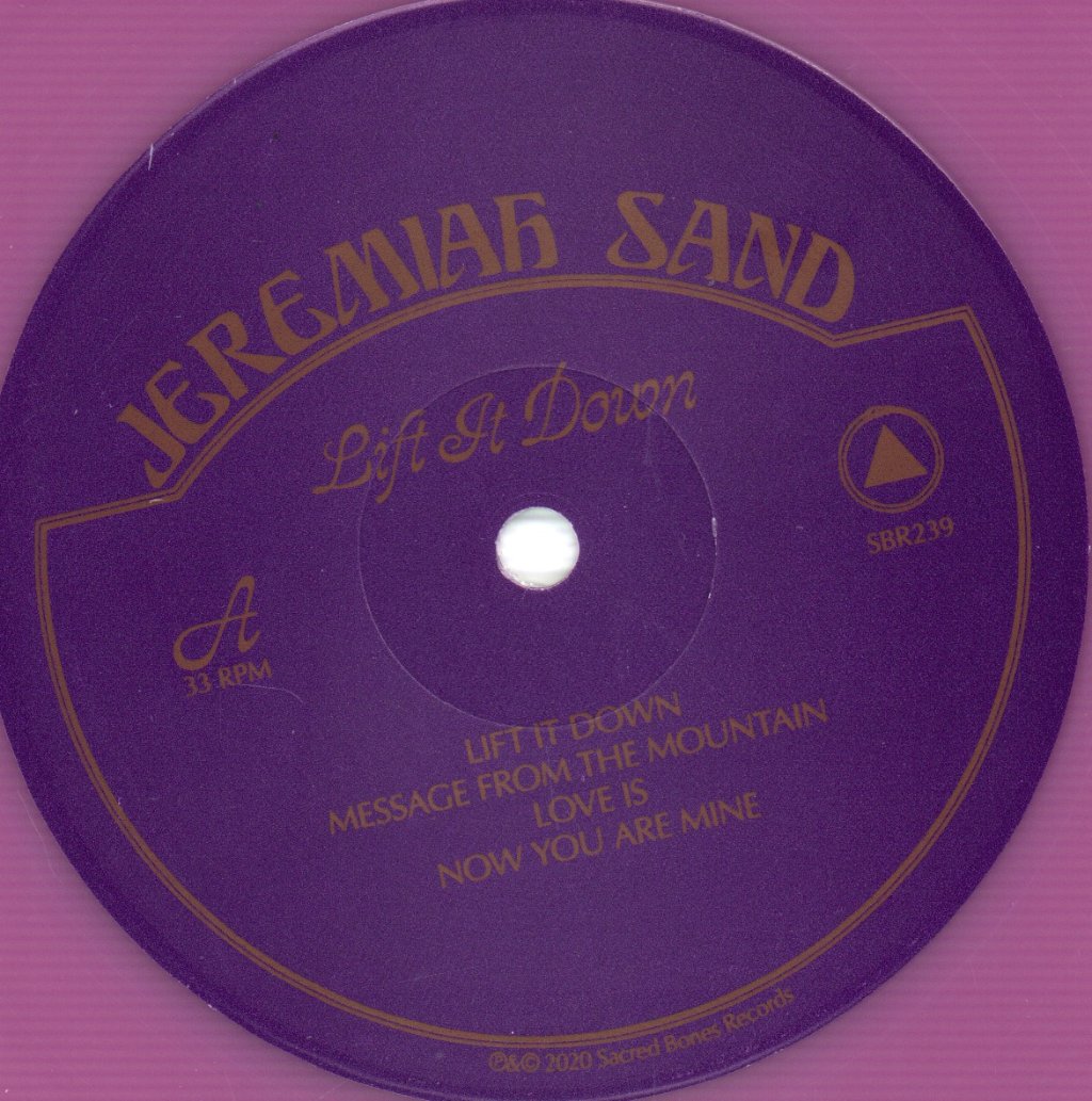 Jeremiah Sand - Lift It Down - Lp