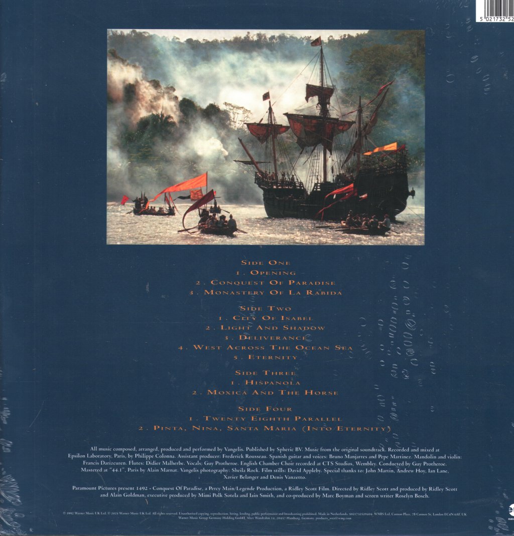 Vangelis - 1492: Conquest Of Paradise - Double Lp