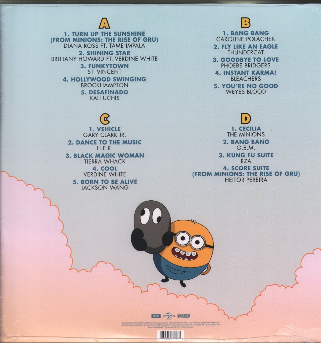 Minions The Rise Of Gru - Original Motion Picture Soundtrack - Double Lp
