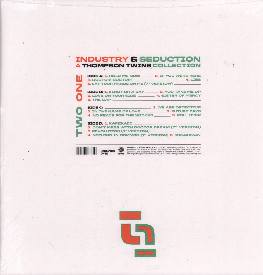Thompson Twins - Industry & Seduction: A Thompson Twins Collection - Double Lp