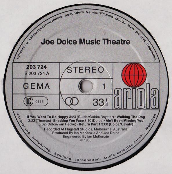 Joe Dolce - Shaddap You Face - Lp