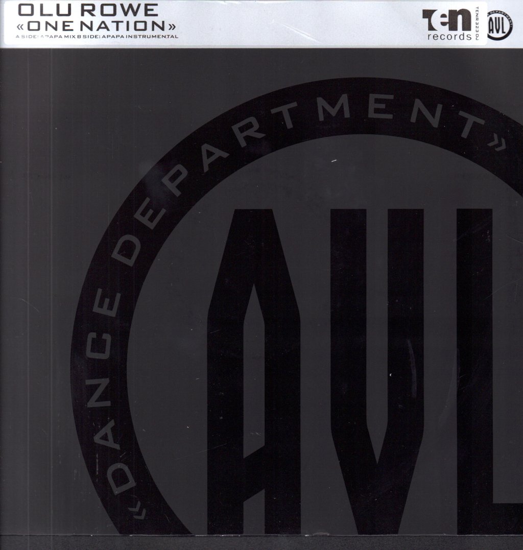 Olu Rowe - One Nation - 12 Inch