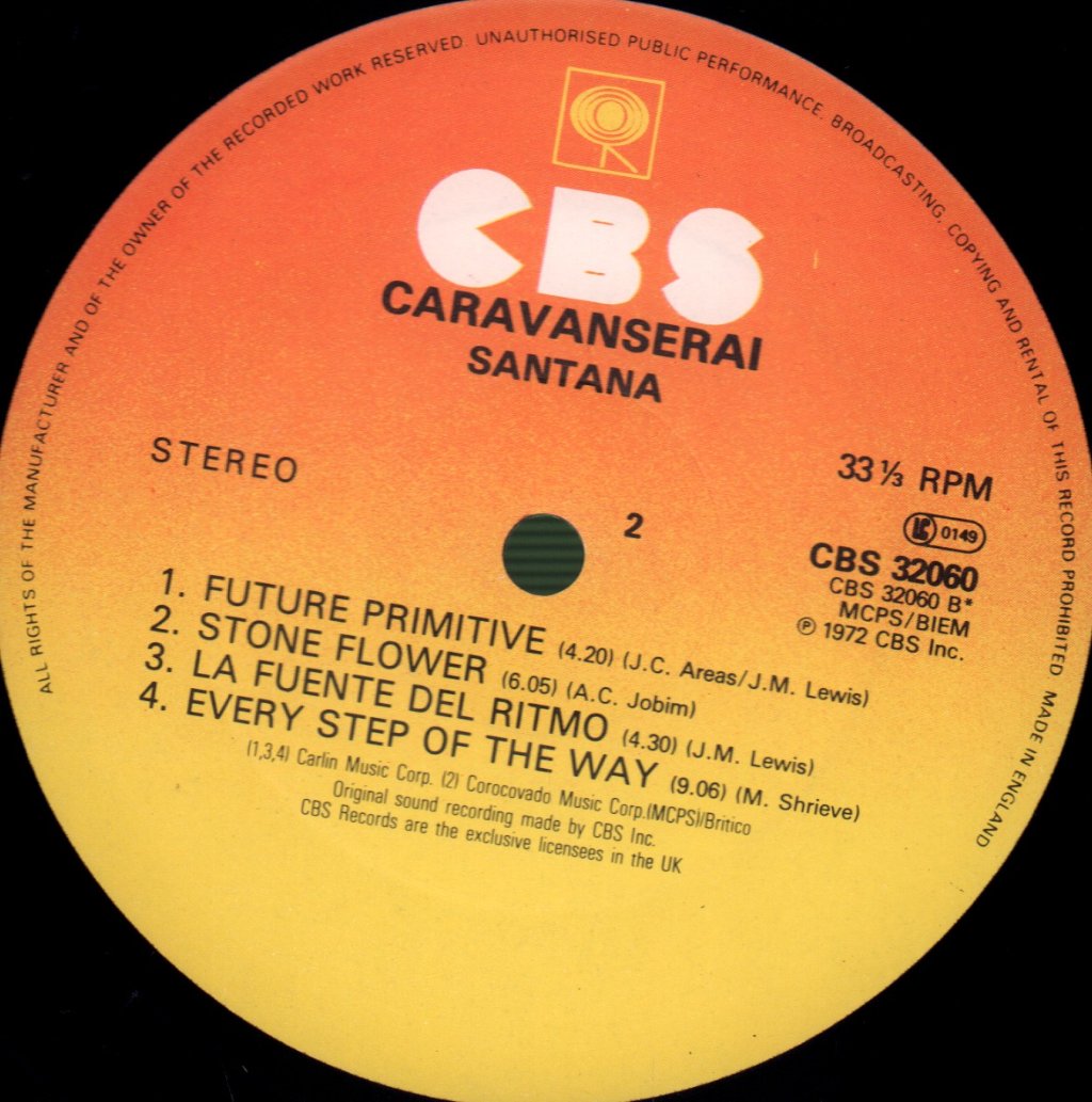 Santana - Caravanserai - Lp