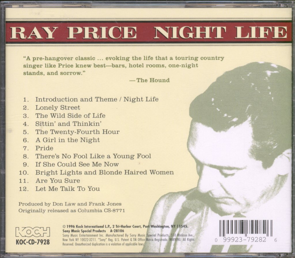 Ray Price - Night Life - Cd