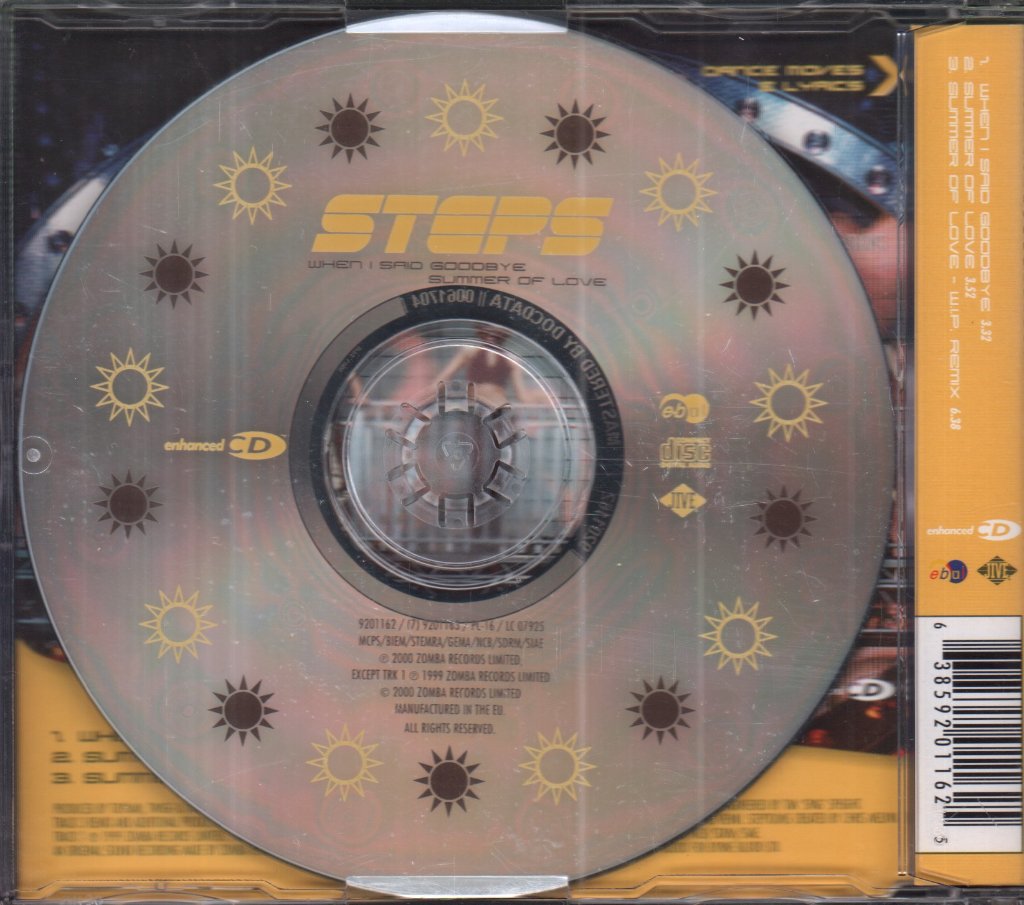 Steps (Pop Group) - When I Said Goodbye - Cd