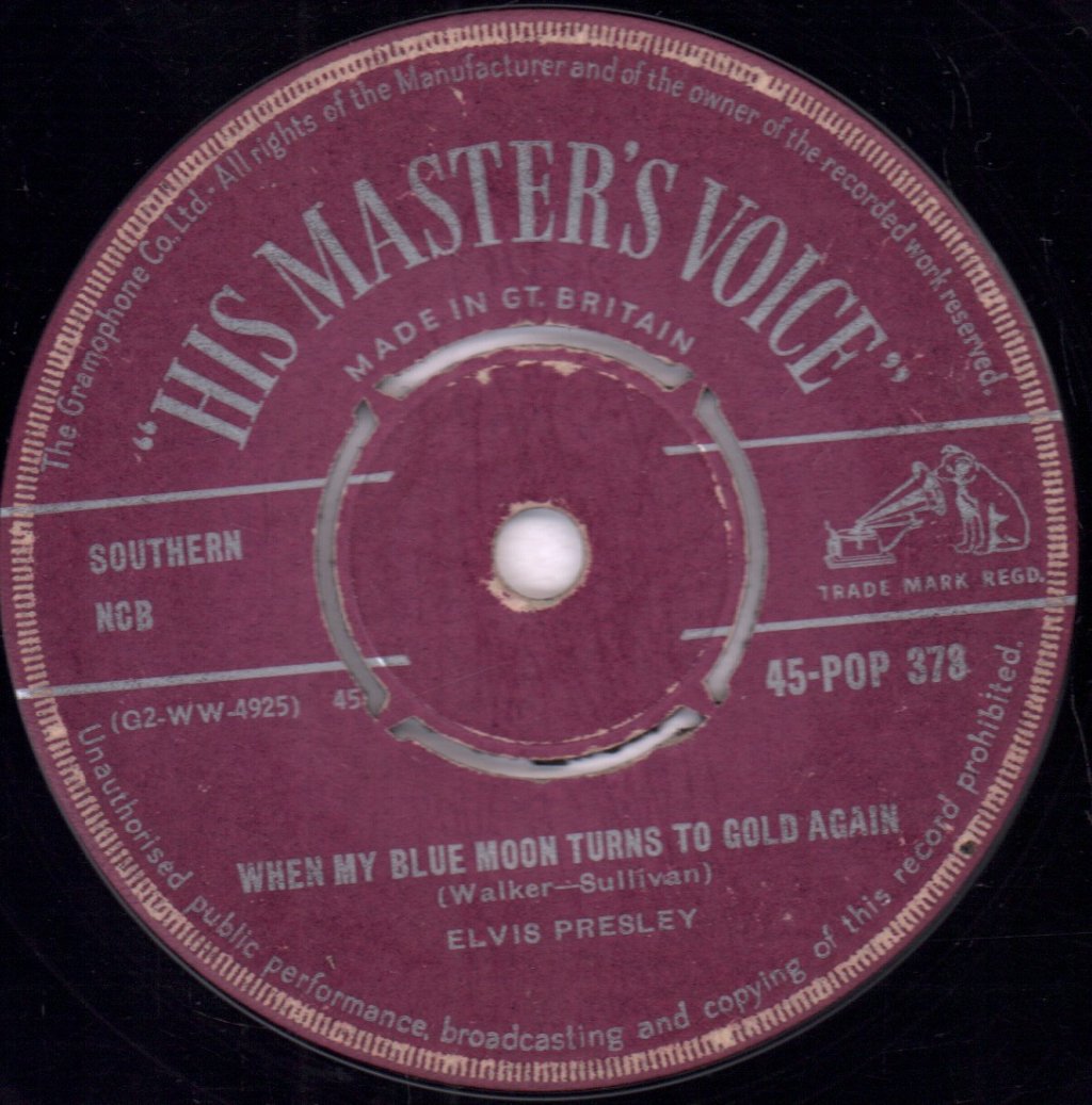 Elvis Presley - Paralyzed - 7 Inch