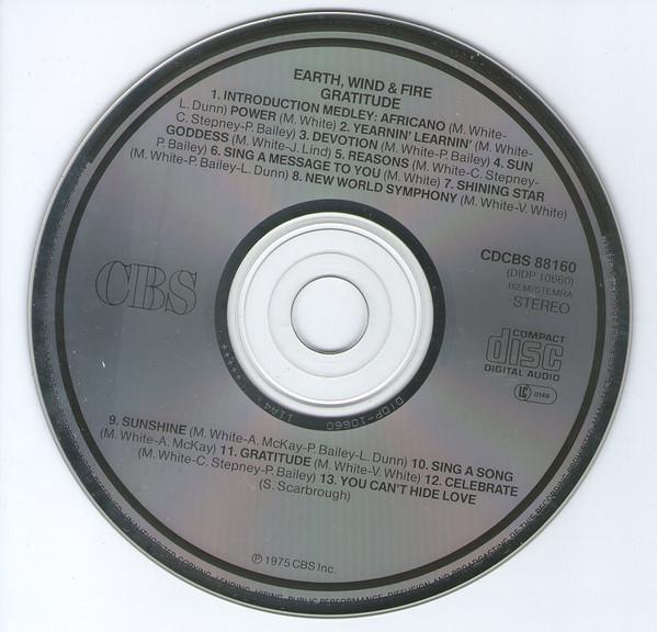Earth, Wind & Fire - Gratitude - Cd