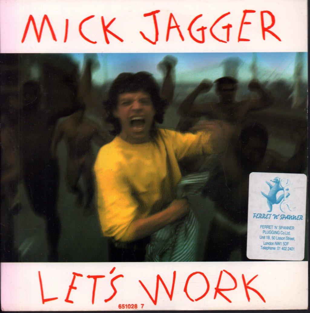 Mick Jagger - Let's Work - 7 Inch