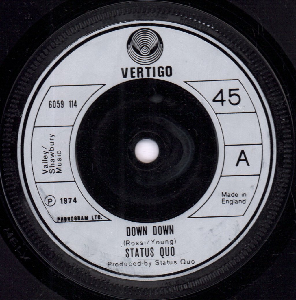Status Quo - Down Down - 7 Inch
