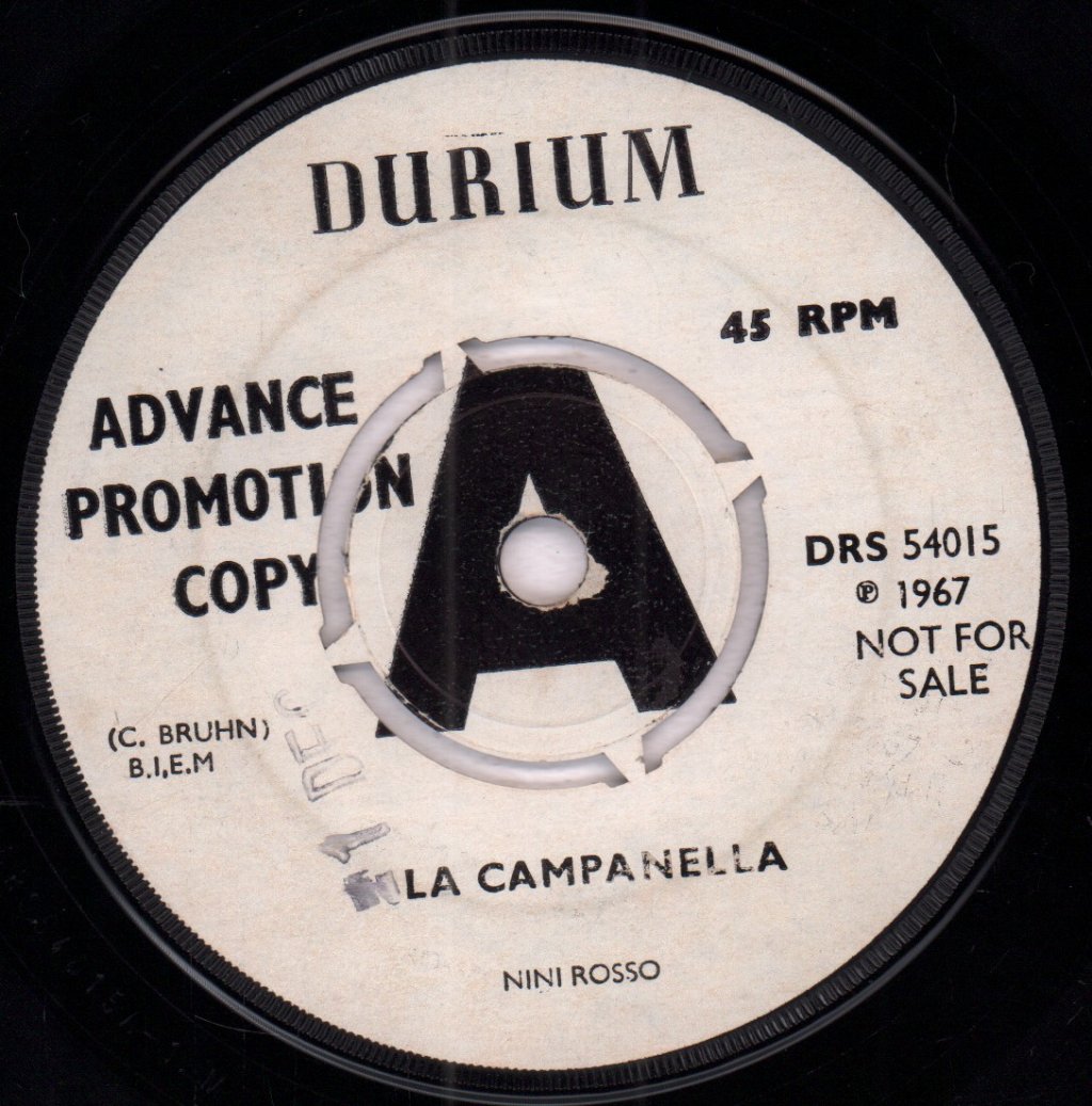 Nini Rosso - la campanella - 7 Inch