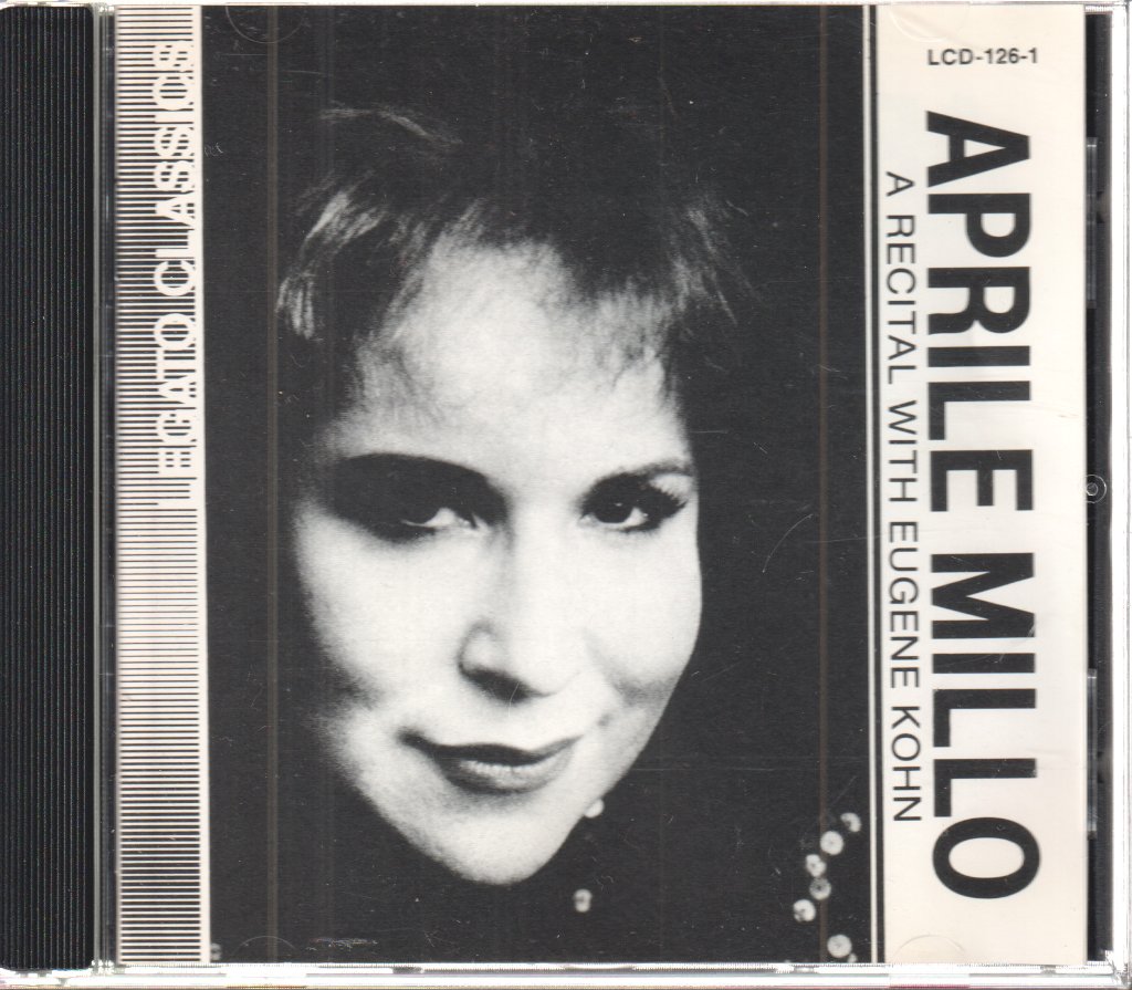 Aprile Millo With Eugene Kohn - A Recital - Cd