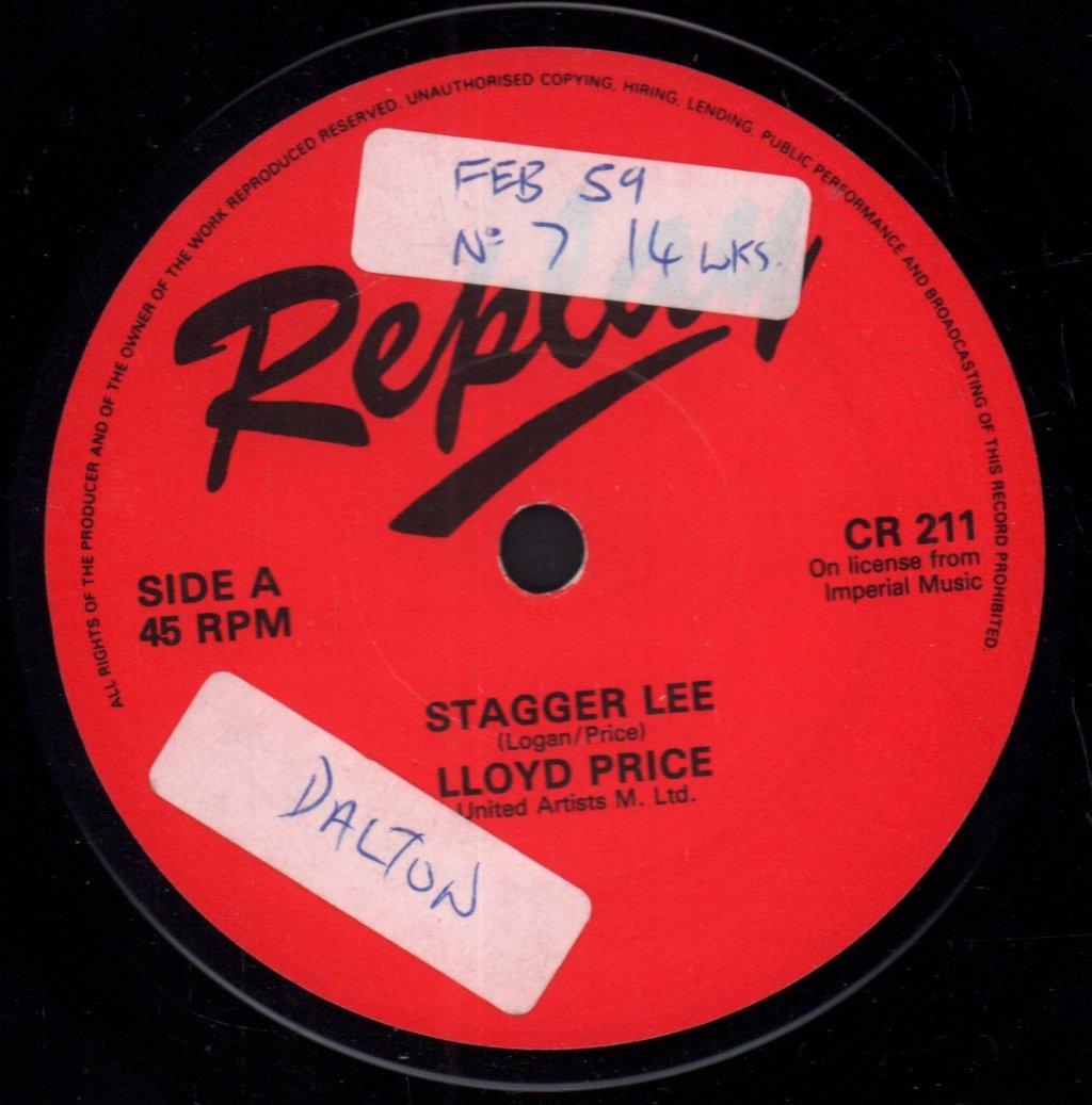 Lloyd Price - Stagger Lee - 7 Inch