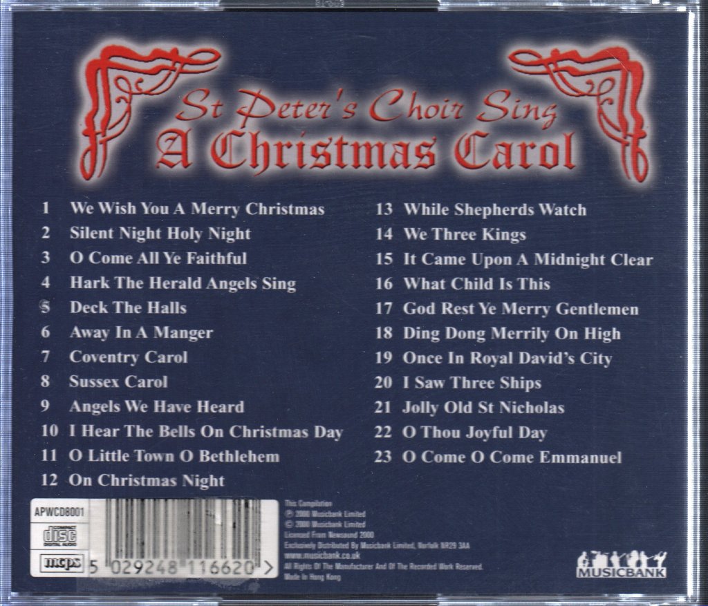 St Peter's Choir - A Christmas Carol - Cd