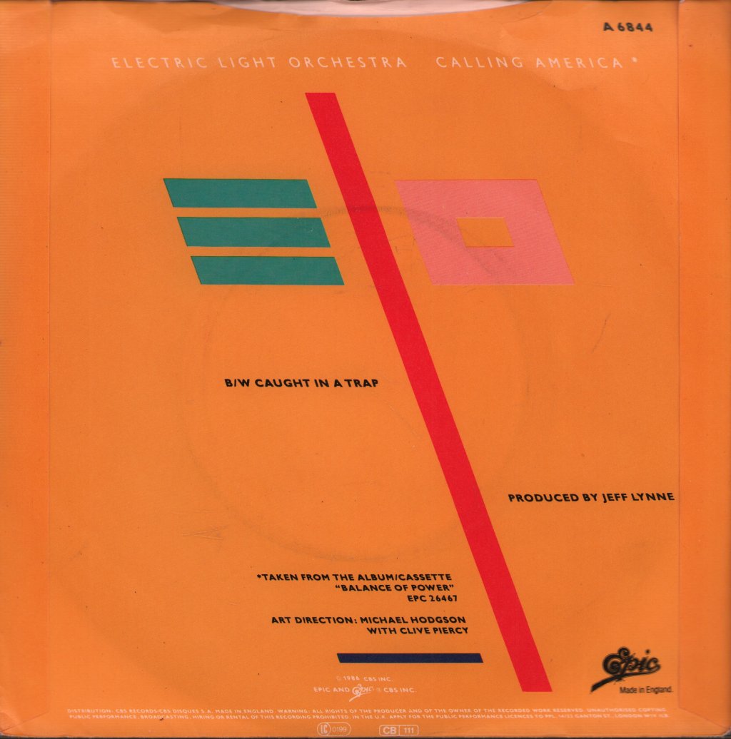 Electric Light Orchestra - Calling America - 7 Inch