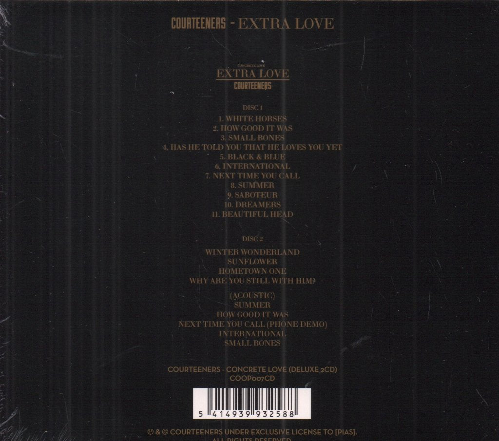 Courteeners - Concrete Love Extra Love - Cd