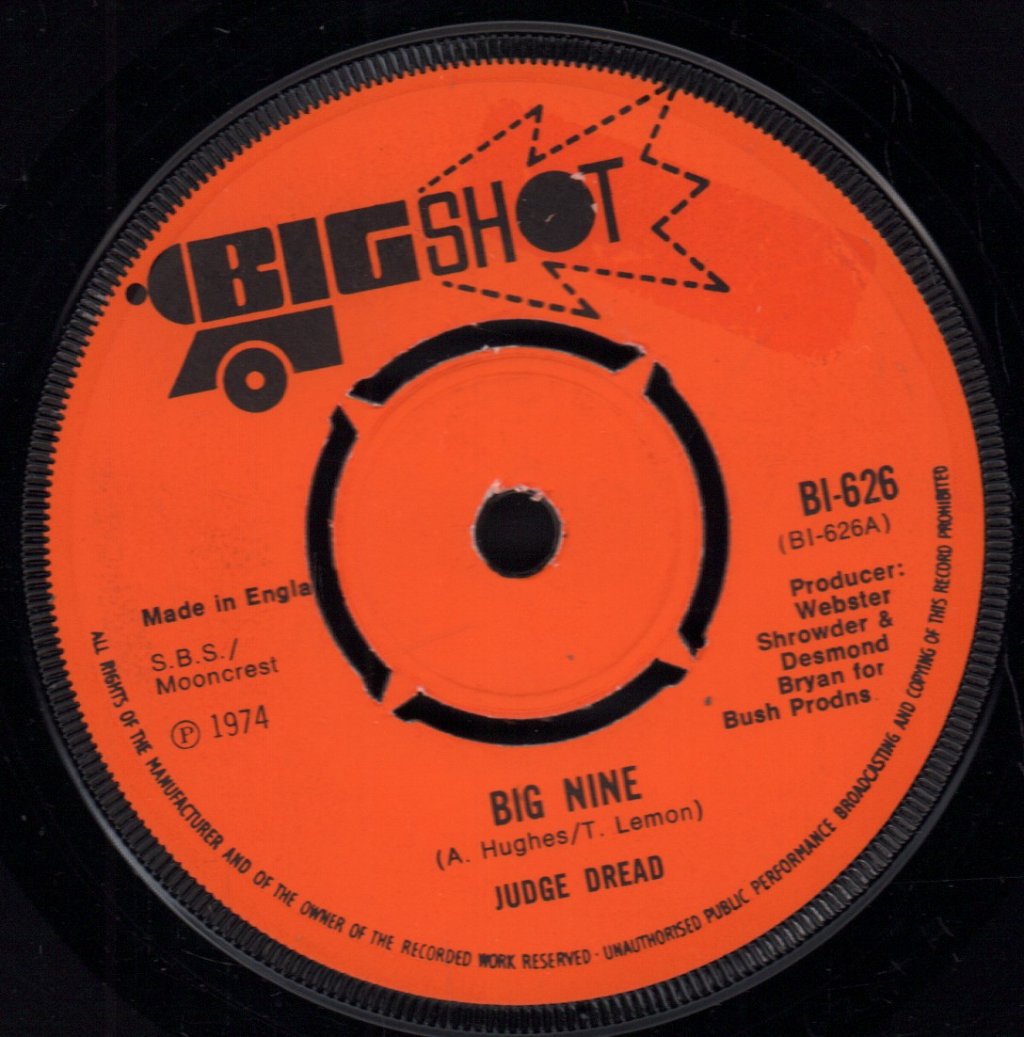 Judge Dread - Big Nine - 7 Inch