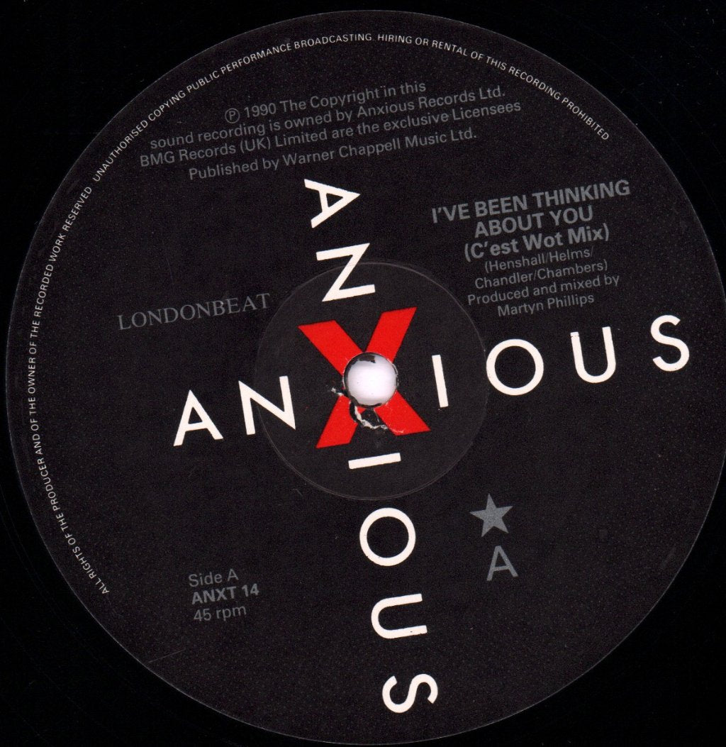 Londonbeat - I've Been Thinking About You - 12 Inch