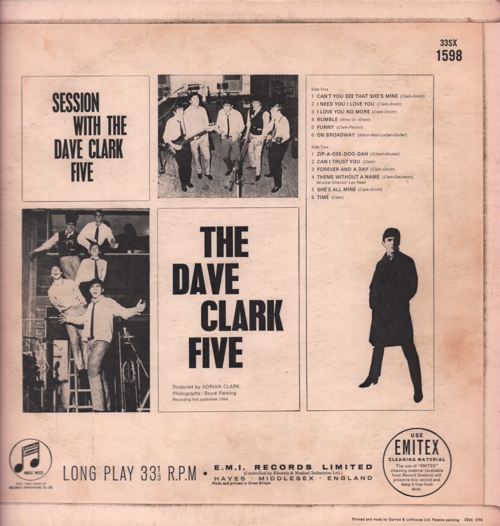 Dave Clark Five - Session With - Lp