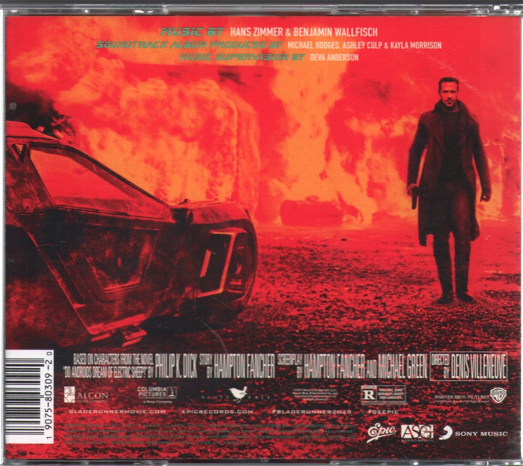 Blade Runner 2049 - Original Motion Picture Soundtrack - Double Cd