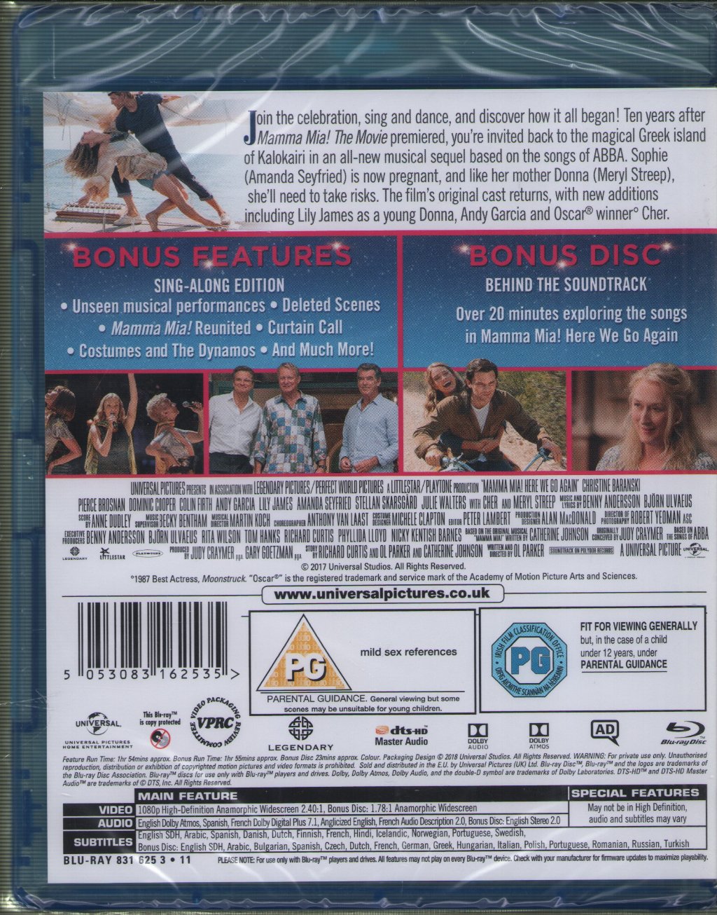 Mamma Mia: Here We Go Again - Mamma Mia! Here We Go Again - Blu-Ray