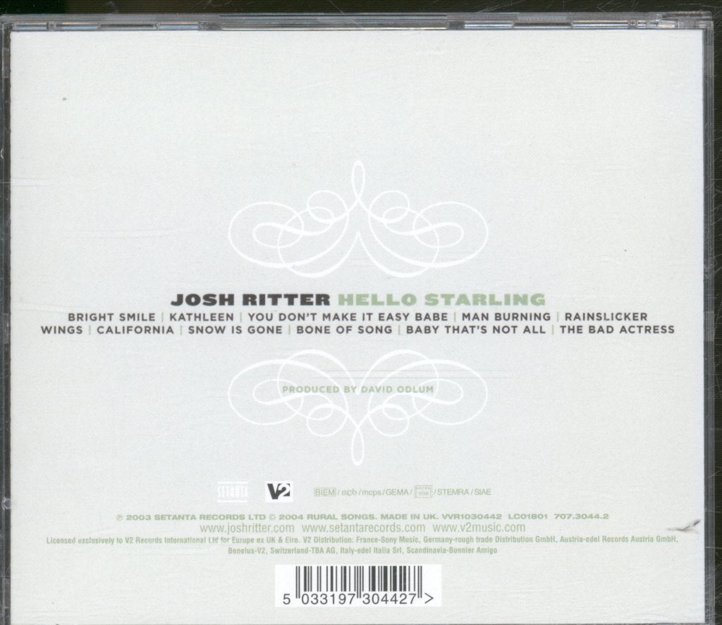 Josh Ritter - Hello Starling - Cd