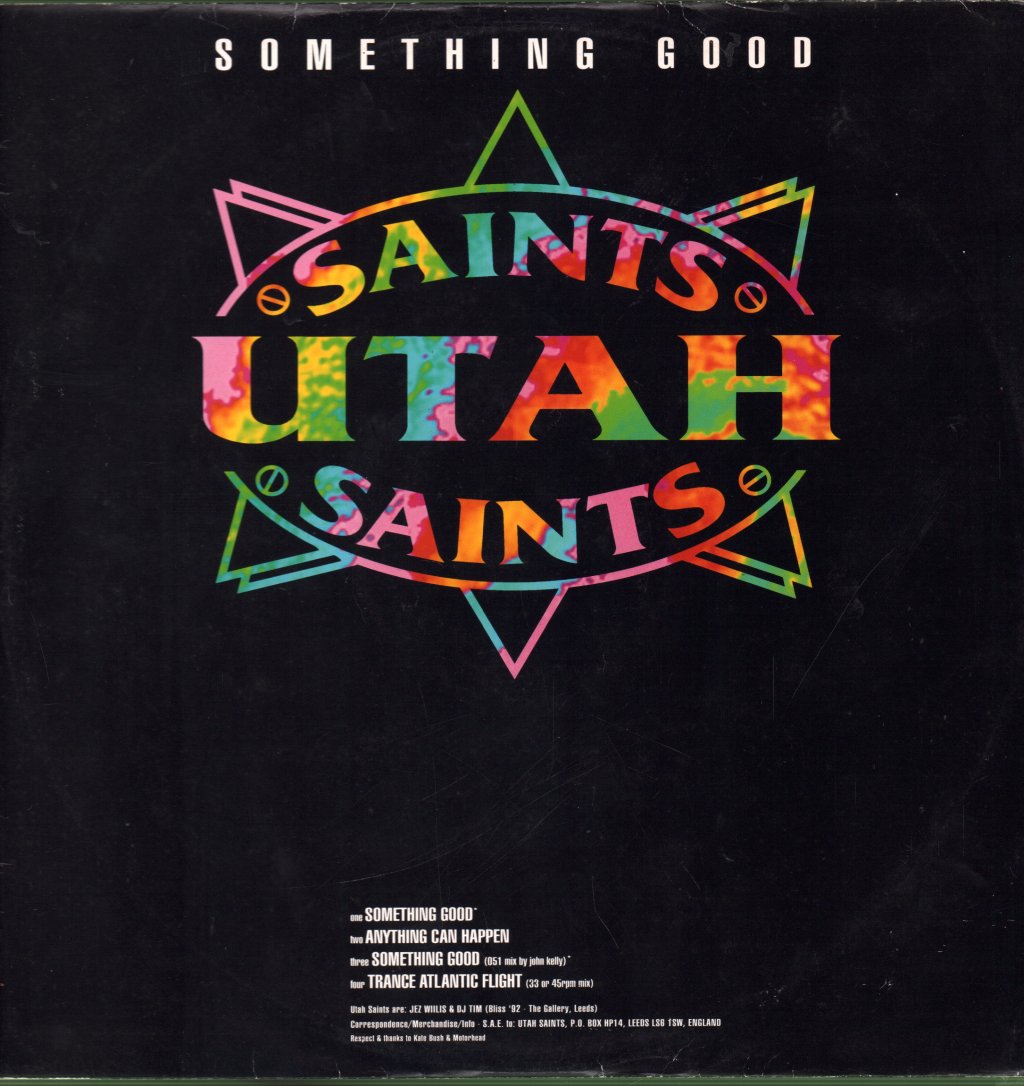 Utah Saints - Something Good - 12 Inch
