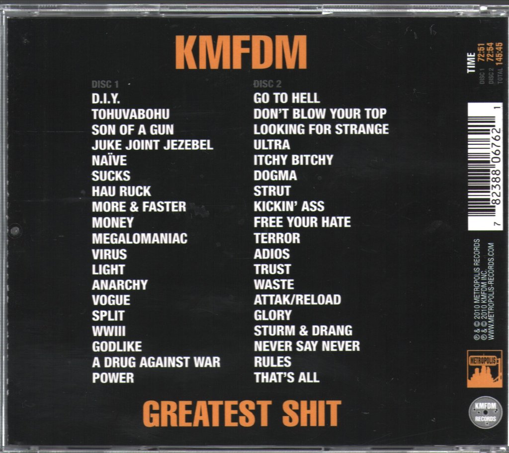 KMFDM - Greatest Shit - Double Cd