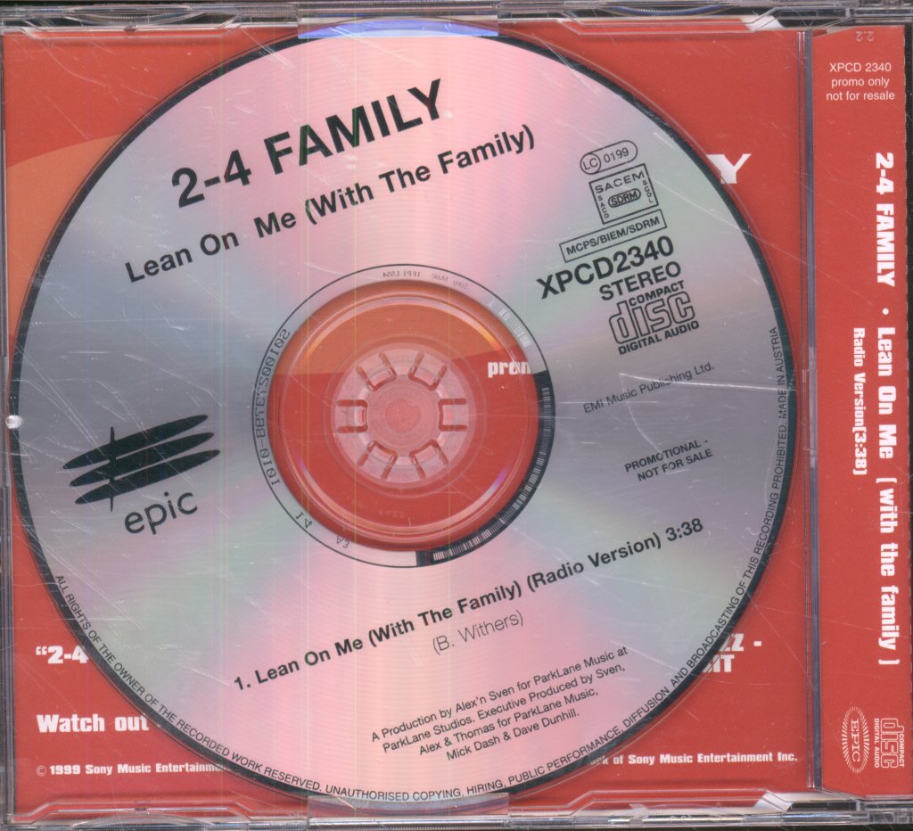 2-4 Family - Lean On Me - Cd
