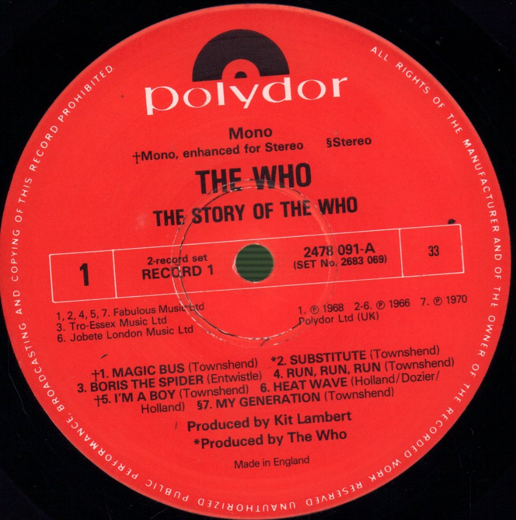Who - Story Of - Double Lp