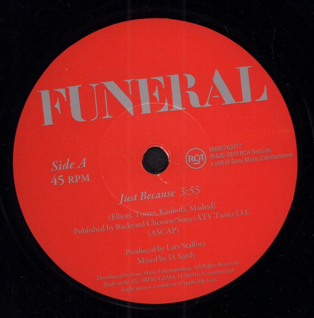 Funeral Party - Just Because - 7 Inch