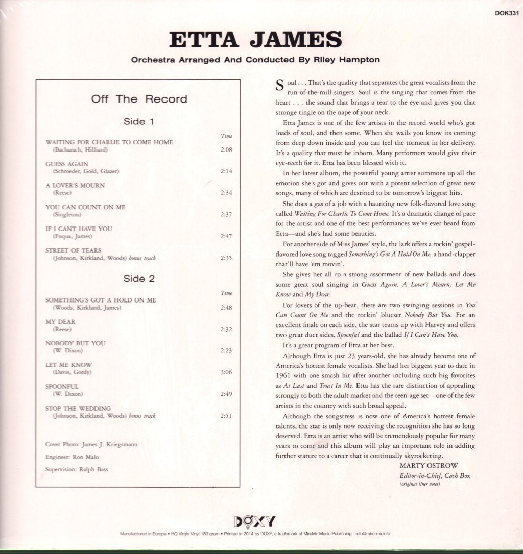 Etta James - Etta James - Lp